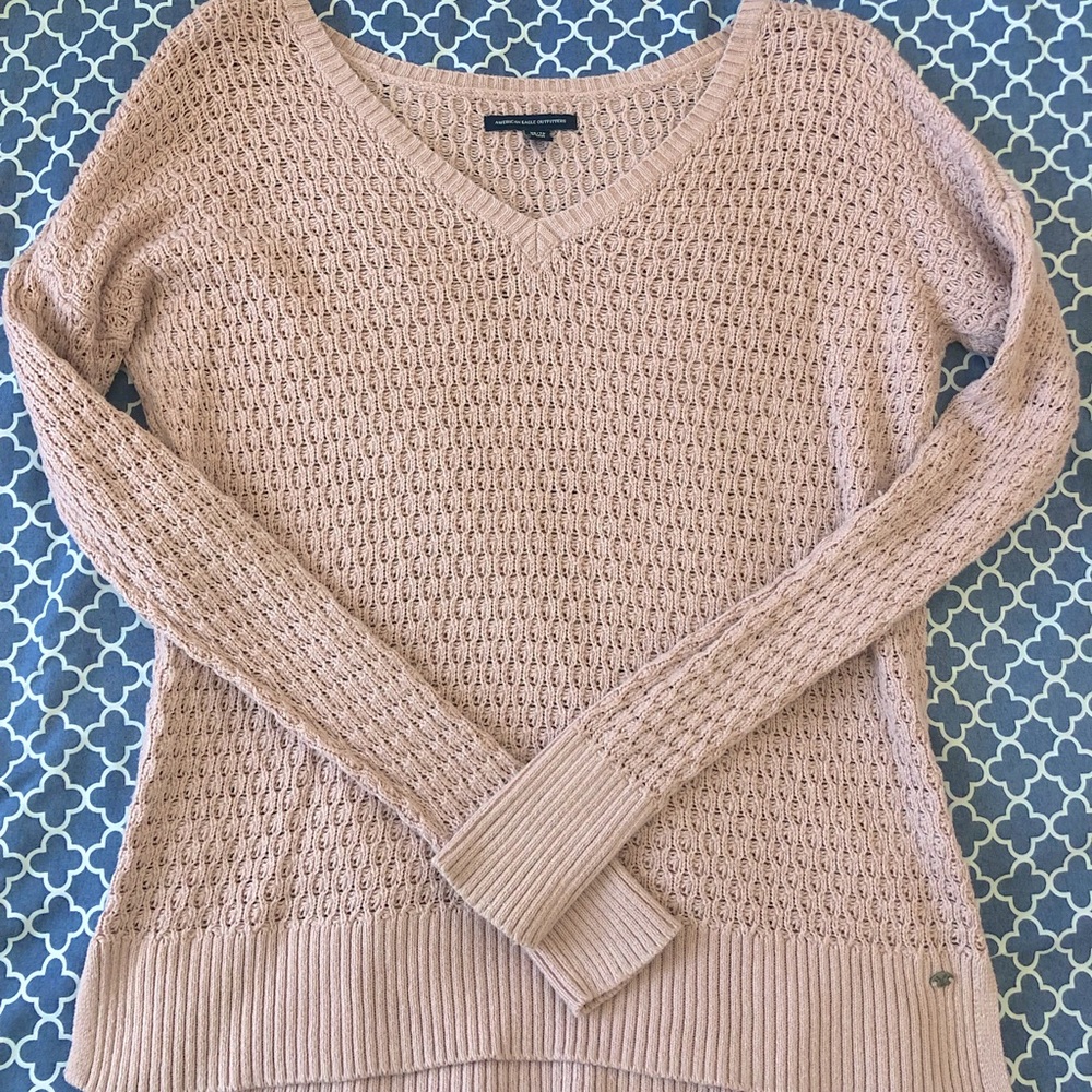 American Eagle, XS, pink pullover sweater